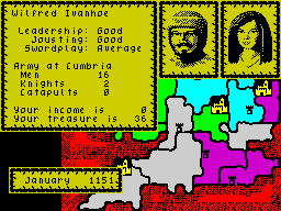 Defender of the Crown screenshot 3 for ZX Spectrum
